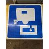 Image 1 : Trailer disposal sign- 24" by 24"