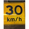 Image 1 : 30Km sign- 24" by 24"