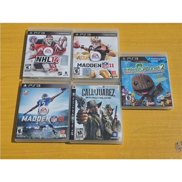 5 PS3 games