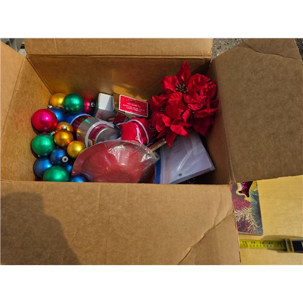 Lot of christmas decorations