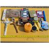 Image 1 : Lot of misc items, candles, thread spools