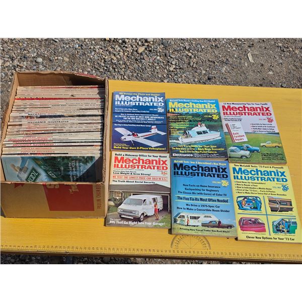 Lot of mechanix illustrated magazines