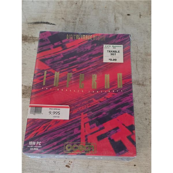 New in box inferno game- 1994 for pc