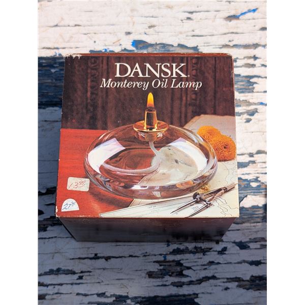Vintage Dansk Monterey Oil Lamp W/ Original Box