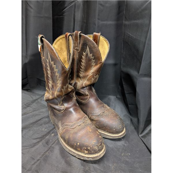Pair of Cowboy Work Boots MI/75 C/75 (Ok Condition)