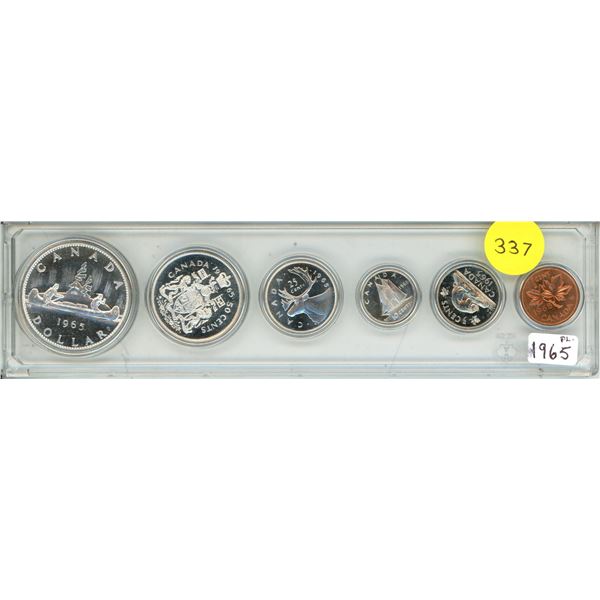 1965 Canadian Silver Uncirculated Proof Set.