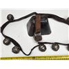 Image 3 : Strap of  9 sleigh bells and cow bell with original donger