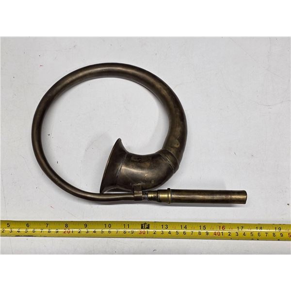Brass bicycle horn- works