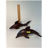 Image 1 : Ironwood Shark & Dolphin sculptures