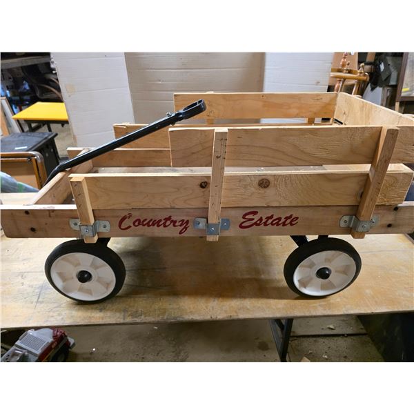 Wagon- 37" by 16" by 12"H