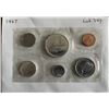Image 2 : 1967 sealed and uncirculated Canadian coin set. Silver.