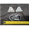 Image 3 : (2) Massey Harris Mounting Brackets Holder Plus Blank Serial Number Tag