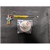 Image 1 : Mix Lot of Ski Do Pen, STHL Key Chain, and 1978 Texaco Button Pin