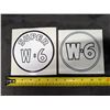 Image 1 : (2) Decal Stickers (W-6) and (SUPER W-6)