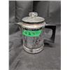 Image 1 : Vintage Worthmore Coffee Pot w/ Glass Knob top and Strainer 5.5"Tall