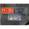 Image 1 : (3) 1970s License Plates (1) Ontario (2) Alberta