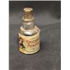 Image 1 : 1900s Rare Crockery Mender Bottle w/ Cork 2" Tall w/ Label