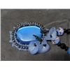 Image 3 : (1) Blue + Black Pearl Necklace 12" Long