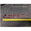 Image 2 : 15" Necklace red Beads + Pearls