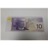 Image 1 : 2001 Canadian Ten Dollar Bill.
