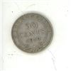 Image 1 : 1919 New Foundland Silver 50 Cents Coin.