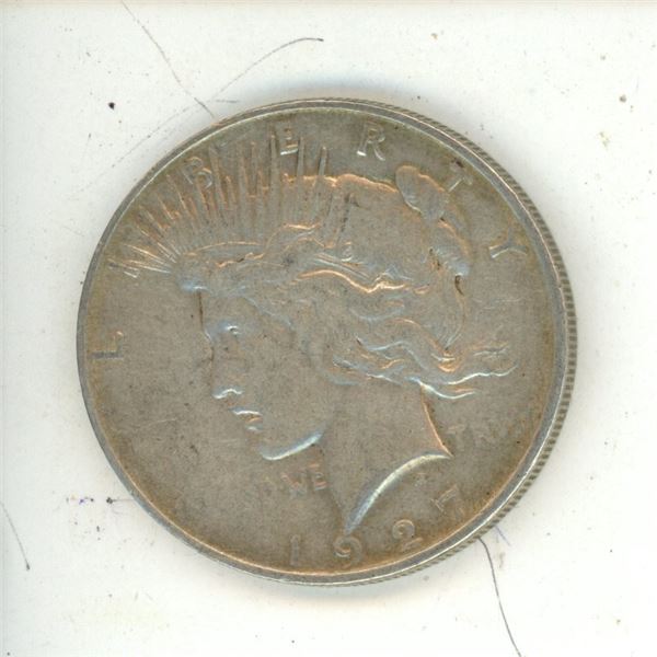 1927 U.S.A Silver One Dollar. (Peace Dollar)
