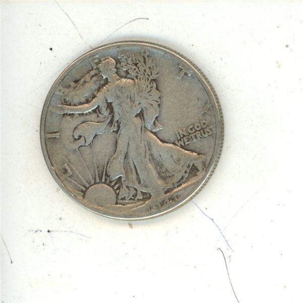1941 U.S.A Silver Half Dollar.