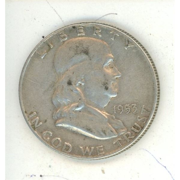 1953 U.S.A Half Dollar Coin.