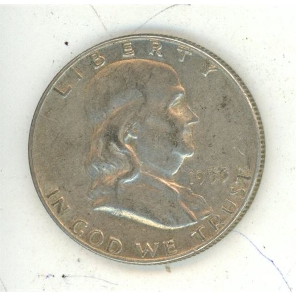 1953 U.S.A Half Dollar Coin.
