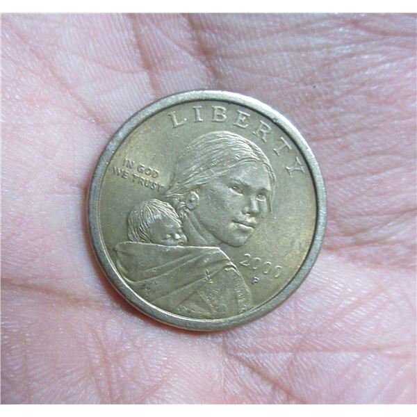 2000 U.S.A. One Dollar Coin.