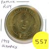 Image 1 : Patrick Roy, 1998 Olympic Winter Games brass medal. BU.