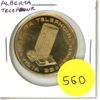 Image 1 : Alberta Telephone Tower Vista 33 brass medal. BU.