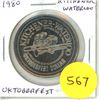 Image 1 : 1980 Kitchener/Waterloo Trade Dollar. Oktoberfest. BU.