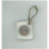 Image 2 : Encased Canadian George VI 1934 Nickel 5 Cents Key Chain.