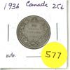 Image 1 : 1936 Canadian Quarter