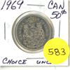 Image 1 : 1969 Canadian Half Dollar