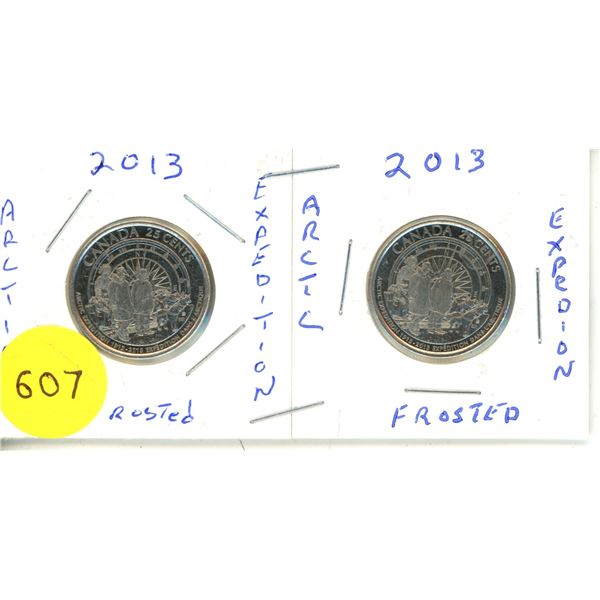 2013 Canadian Quarters, Arctic Expedition, Frosted