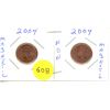 Image 1 : 2004 Canadian Small Cent, Magnetic and Non Magnetic