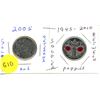 Image 1 : 2005 & 2010 Canadian Quarters, Soldiers & Veterans, Soldiers Between Poppys