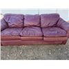 Image 2 : Leather 3 seat couch- 81" by 34" by 32"H