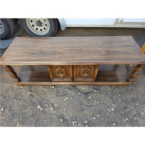 Coffee table- 59" by 20" by 17"H