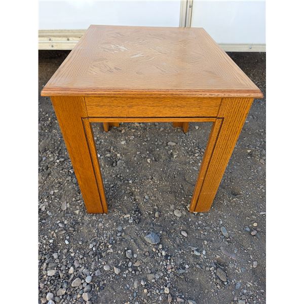 End table- 18" by 21" by 19"H