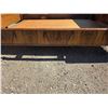 Image 5 : Antique 54" headboard, footboard and rails sleigh bed- burled walnut