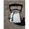 Image 2 : Antique Upholstered living room chair- 22"W by 19"L by 36"H
