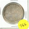 Image 1 : 1965 Canadian Silver One Dollar Coin.