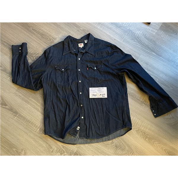 Levi’s denim shirt - size XXL - pearl snaps