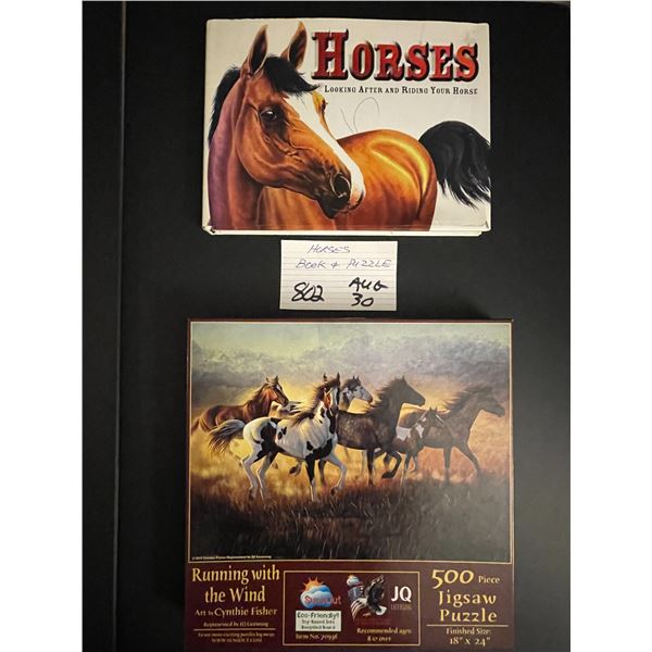 Horses - Book; Puzzle