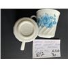 Image 2 : Corelle Corning Blue Velvet Rose Swirl pattern - 6 in all