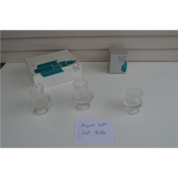 Partylite - Cottage votive holder / Chantilly pair - never used