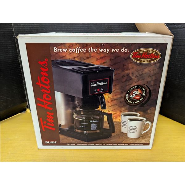 Tim Hortons (Bunn) Coffee Maker w/ Original Box
